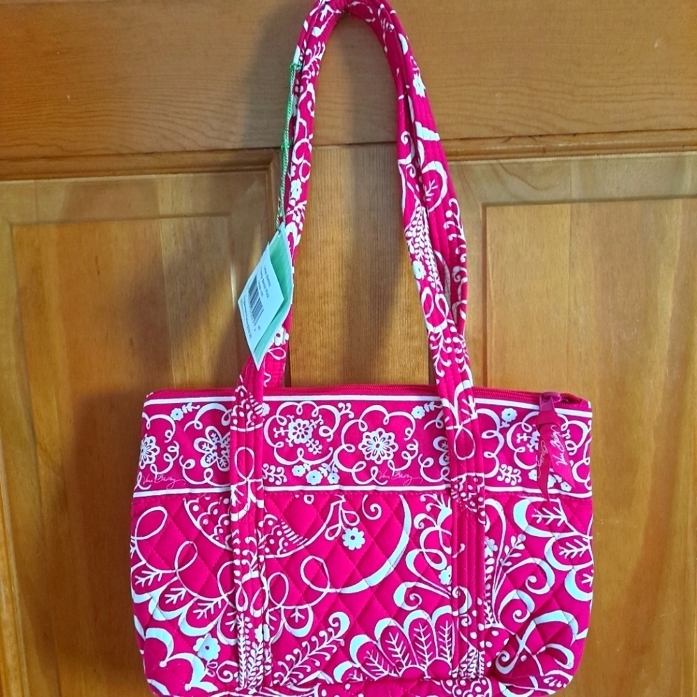 Vera Bradley little besty shoulder bag twirly bird pink